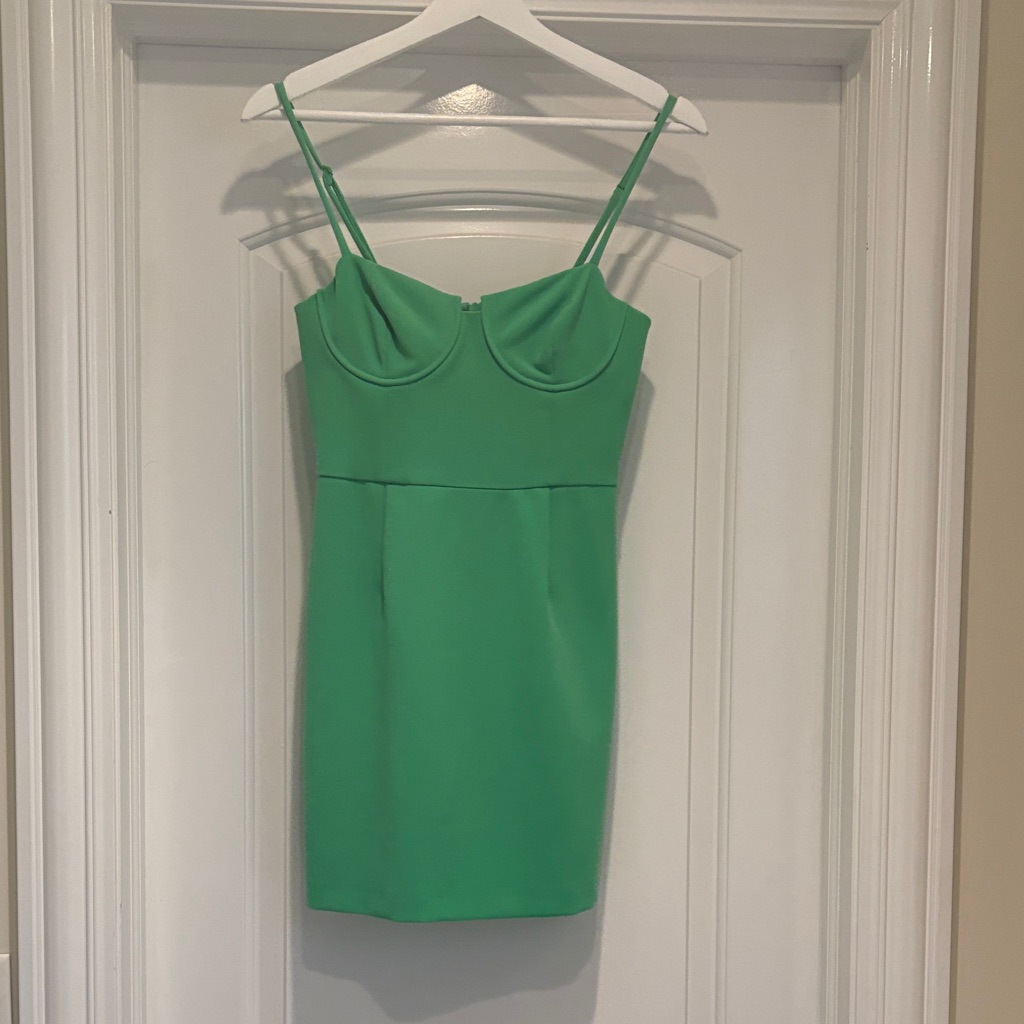 French Connection Green Mini Dress